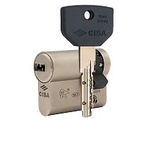 Цилиндр половинка CISA ASIX P8 40 (30*10) никель матовый 5 ключей
